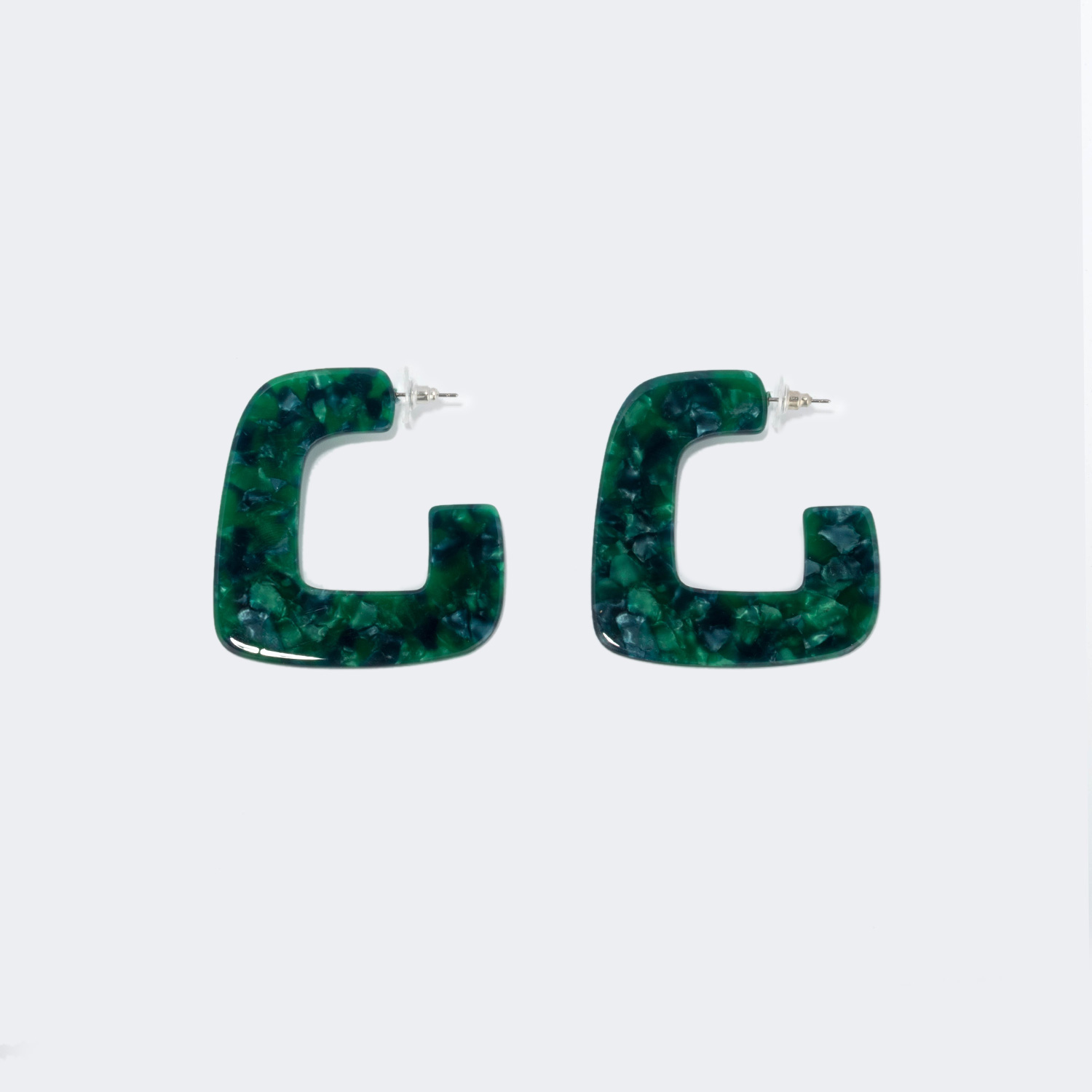 Stylish C Letter Shape Tortoise Earrings0