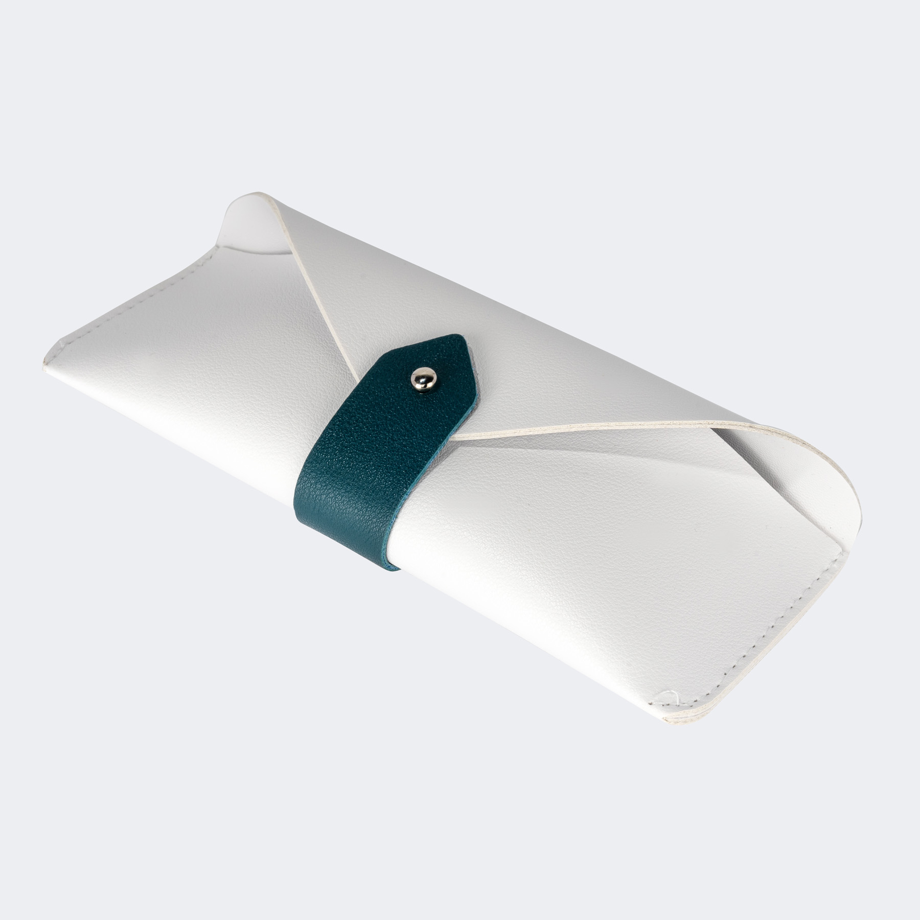 ZEELOOL Simple Stylish White Leather Box