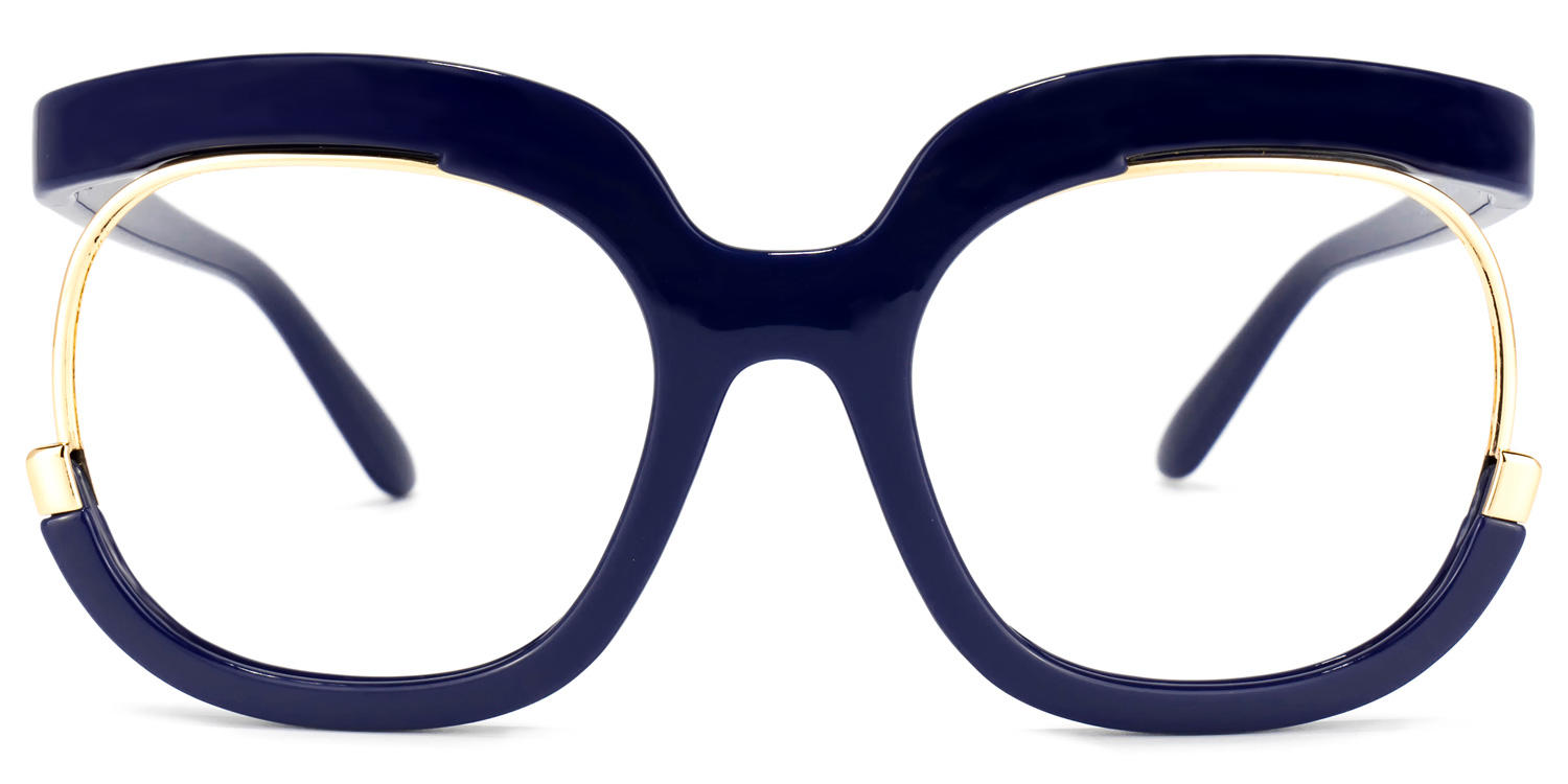 Darice Round Dark-Blue Glasses0