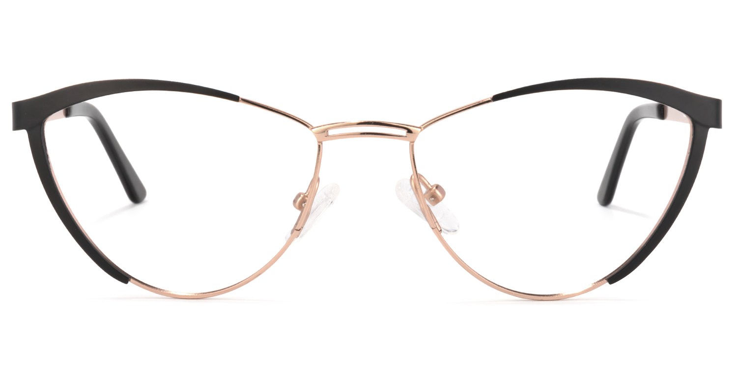 Sydney Cat Eye Black Glasses1