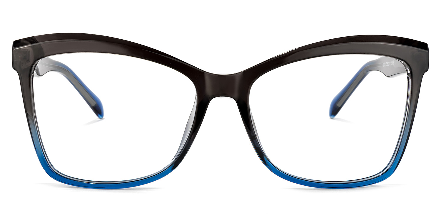 Peter Cateye Dark-Gray Glasses