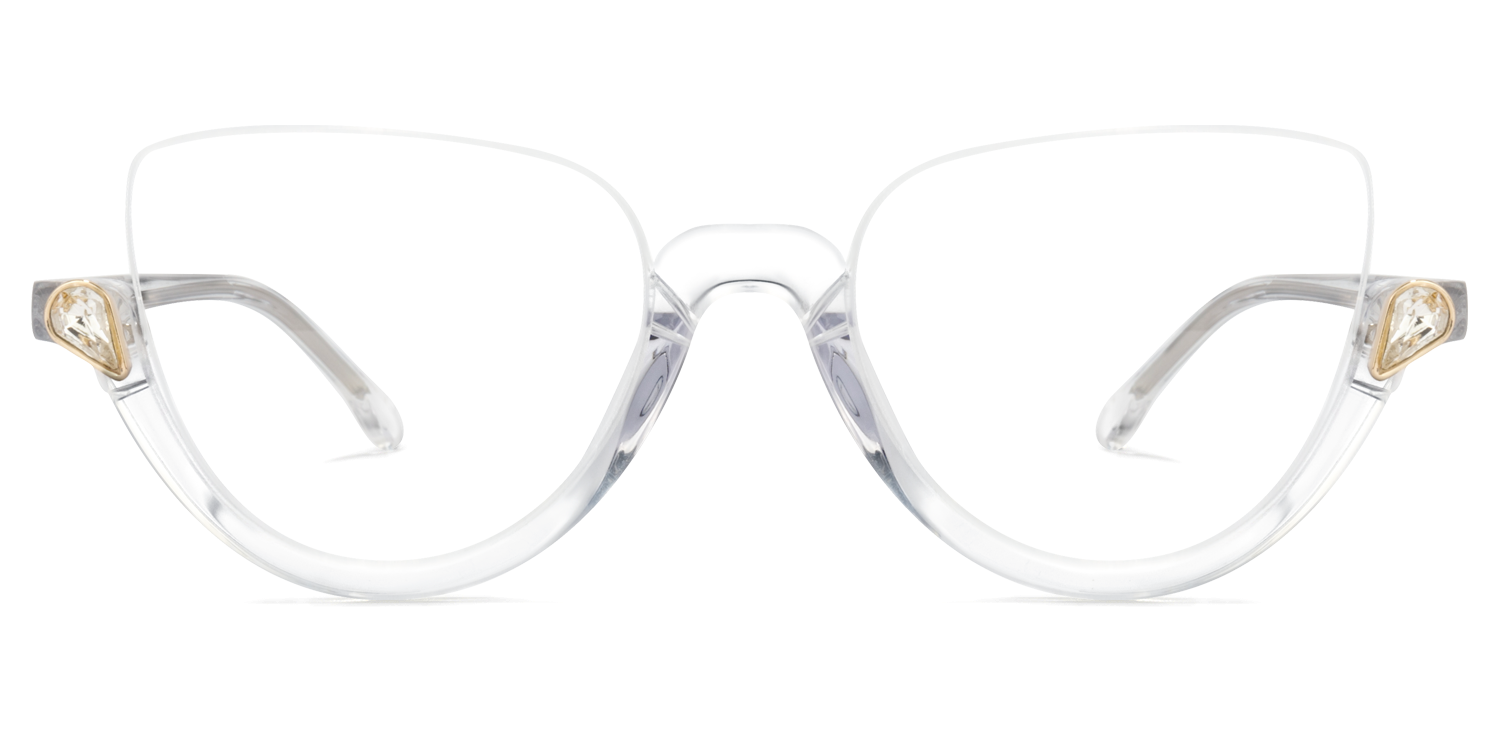 Cat Eye Clear Glasses0