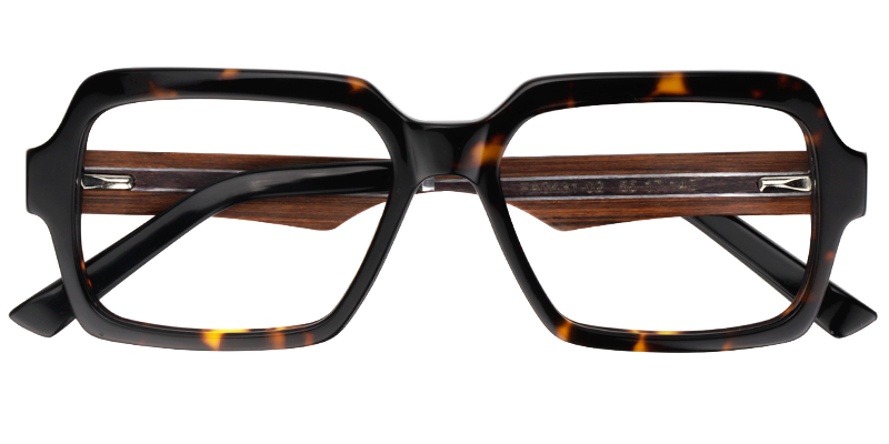 ZEELOOL Jack Rectangle Tortoise Glasses