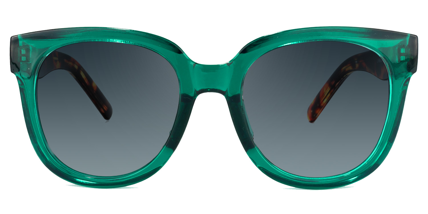 Harrell Square Dark-Green Glasses6