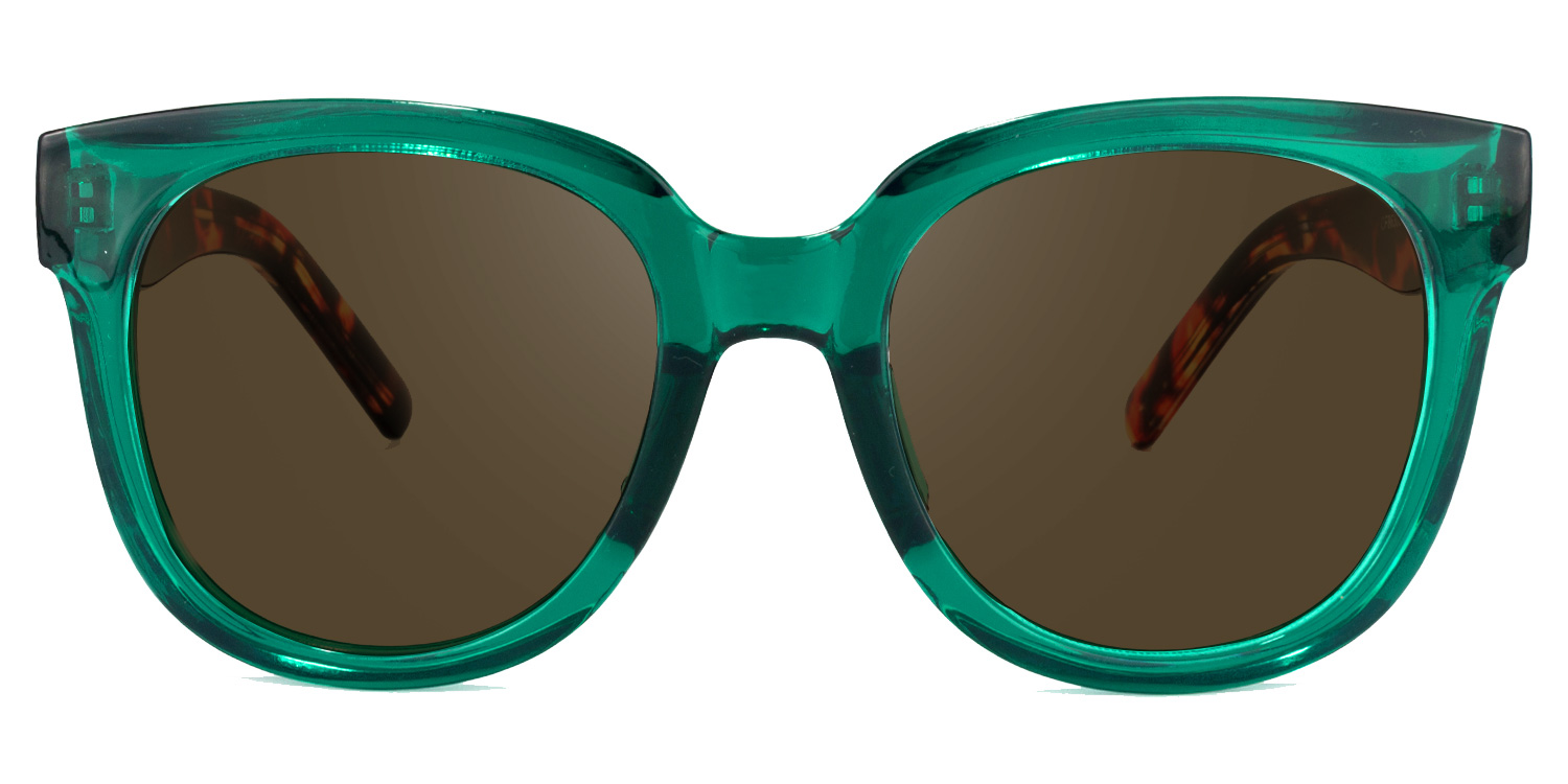 Harrell Square Dark-Green Glasses9