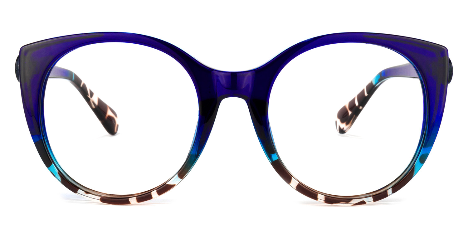 Migdalia Cateye Dark-Blue Glasses
