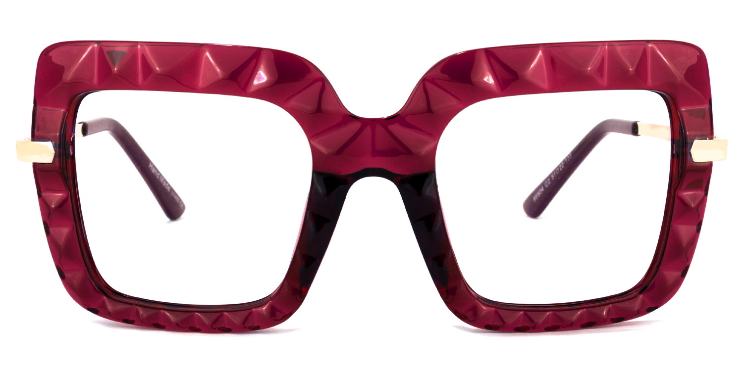 Amecia Square Red Glasses0