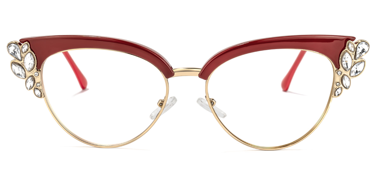 Hearn Cat Eye Red Glasses