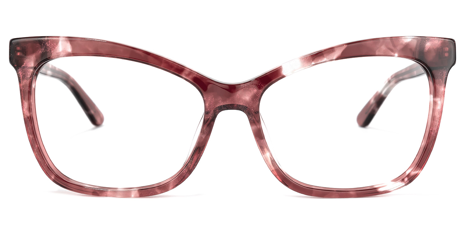 Richardson Cateye Light-Maroon Glasses0