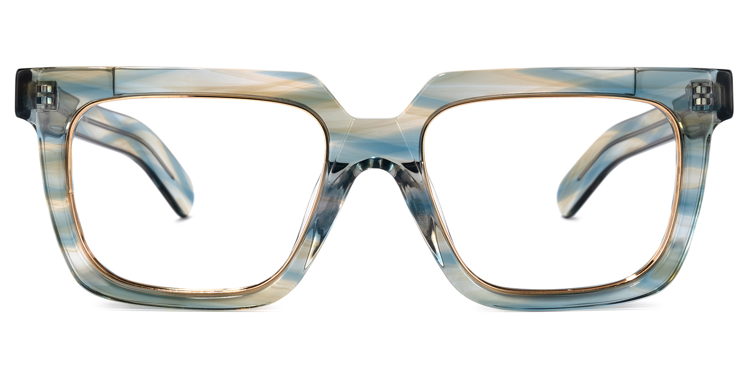Pitts Square Light-Blue Glasses