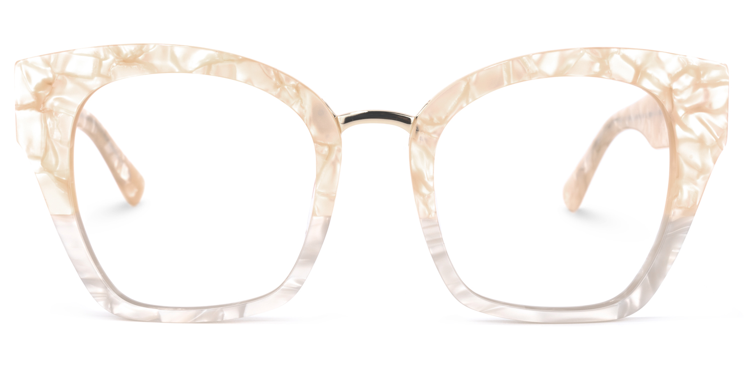 Denis Cat Eye Two-Tone Glasses good-img