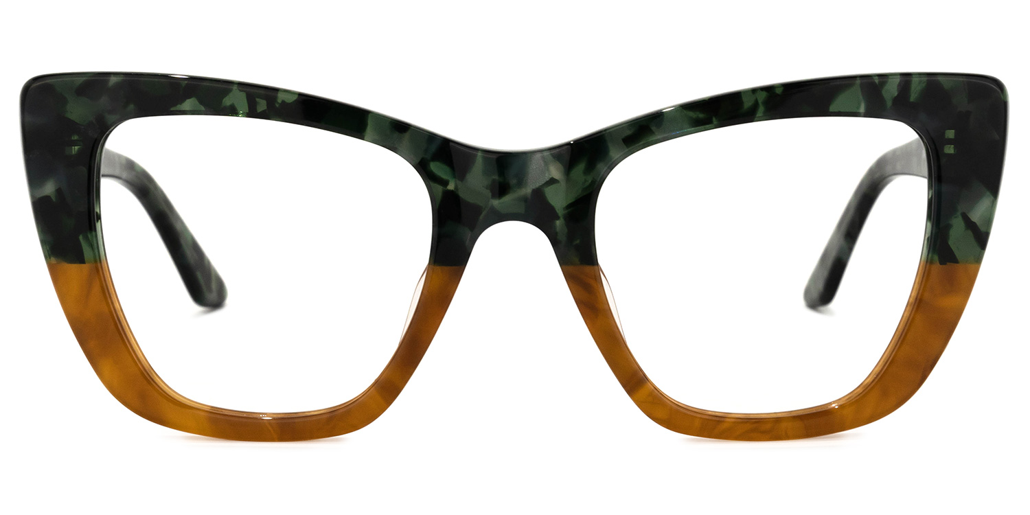 Lewis Cateye Two-Tone Glasses