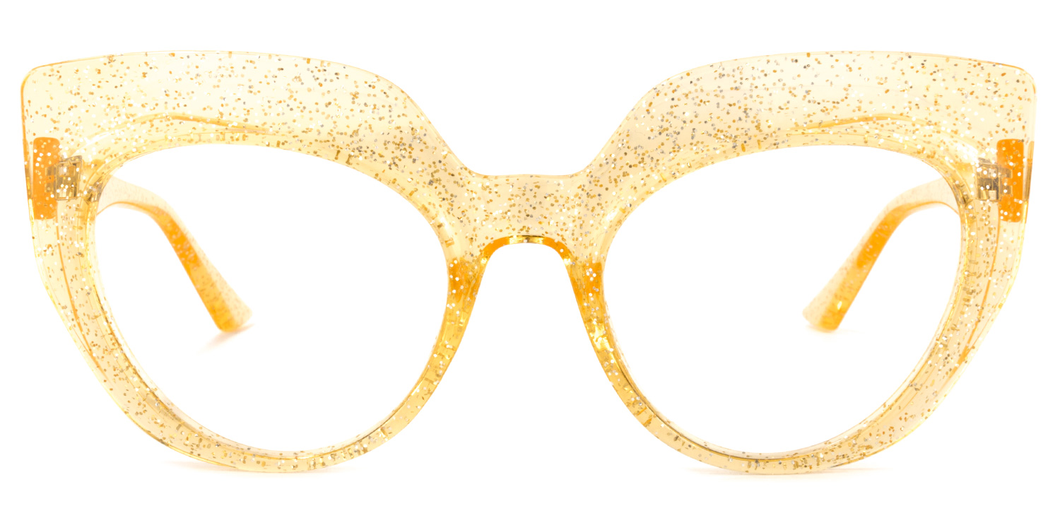 Depp Cateye Yellow Glasses