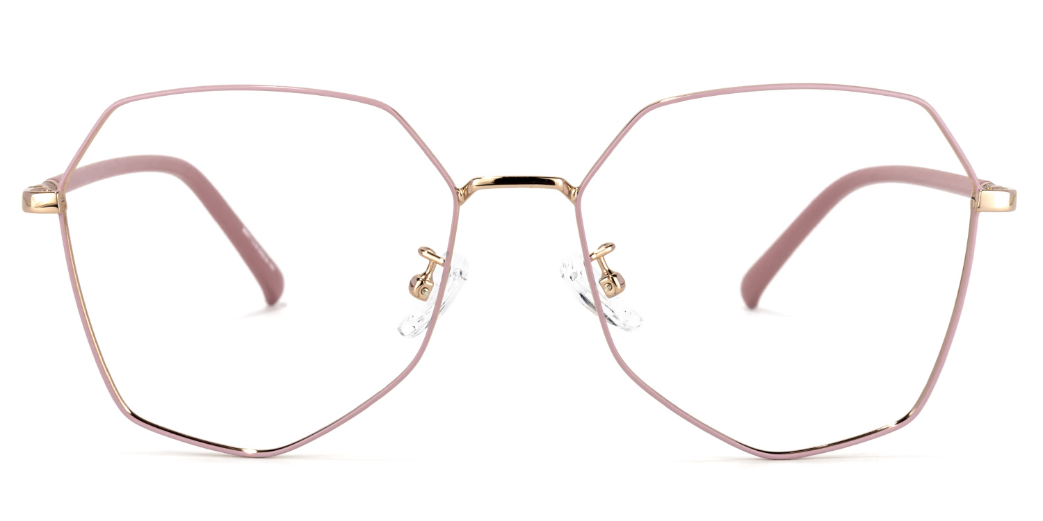 Bivins Geometric Pink Glasses0