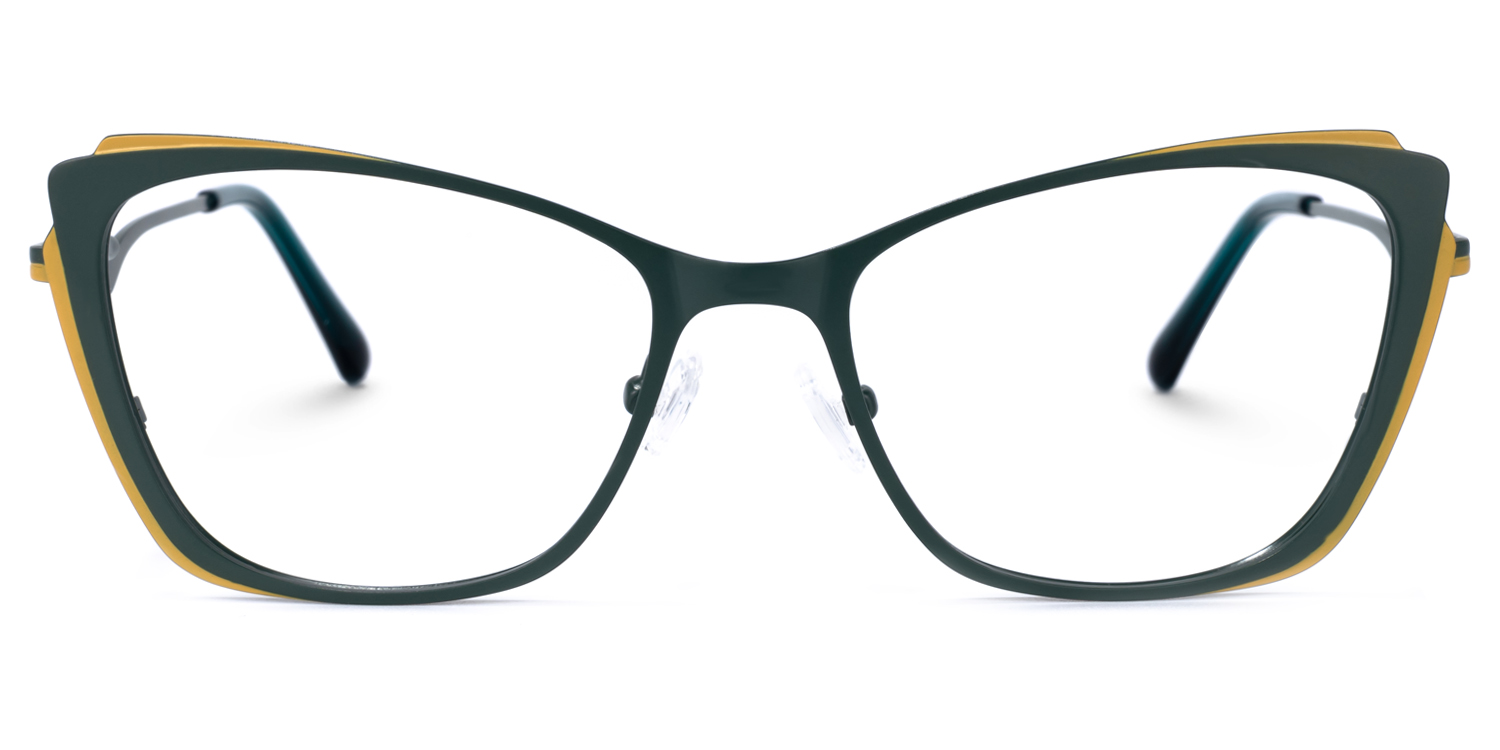 Divas Cateye Green Glasses0