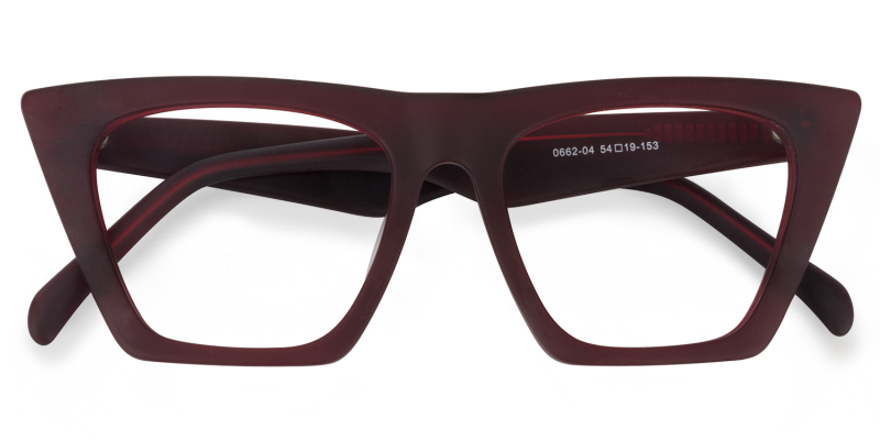 Cat Eye Red Glasses2