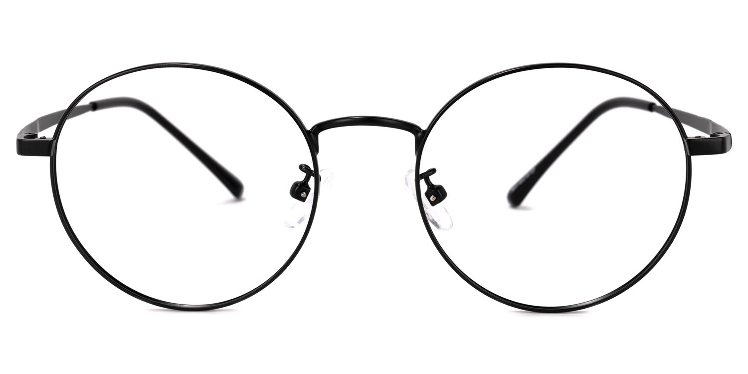 Garbsen Round Black Glasses