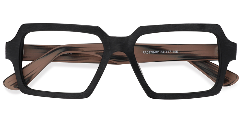 Arthur Geometric Black Glasses2