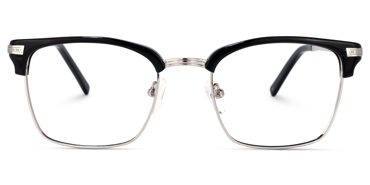 Simmons Browline Black Glasses0