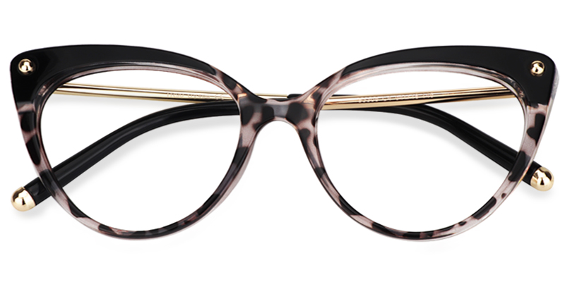 Alivia Cat Eye Black&Tortoise Glasses2