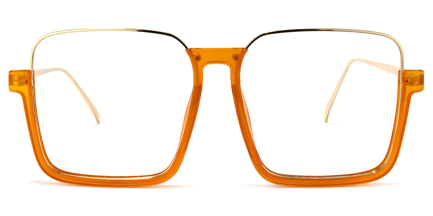 Velez Square Orange Glasses good-img