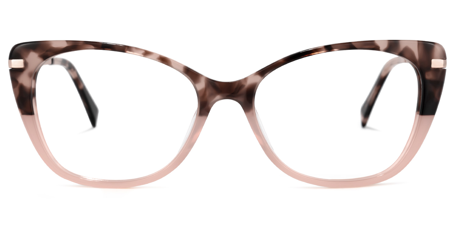 Posey Cateye Two-Tone Glasses