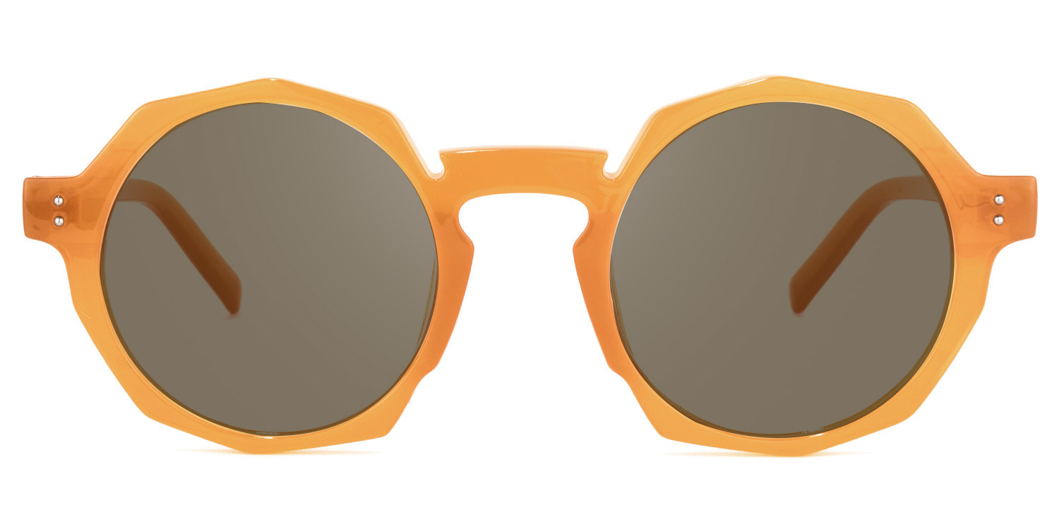 Goodwin Geometric Earthy-Yellow Glasses9