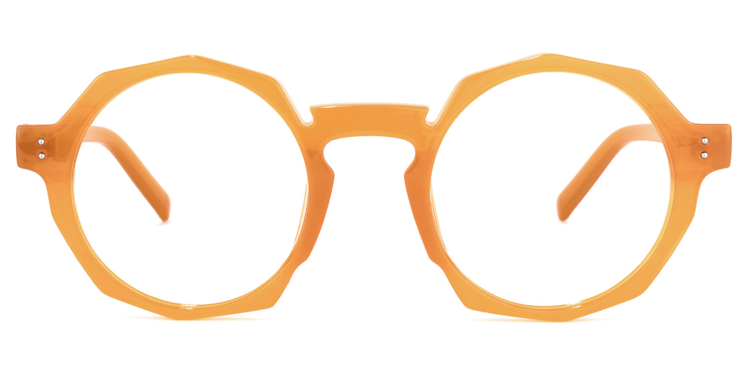 Goodwin Geometric Earthy-Yellow Glasses