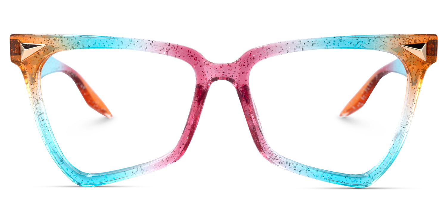 Cicely Geometrical Multicolor Eyeglasses0