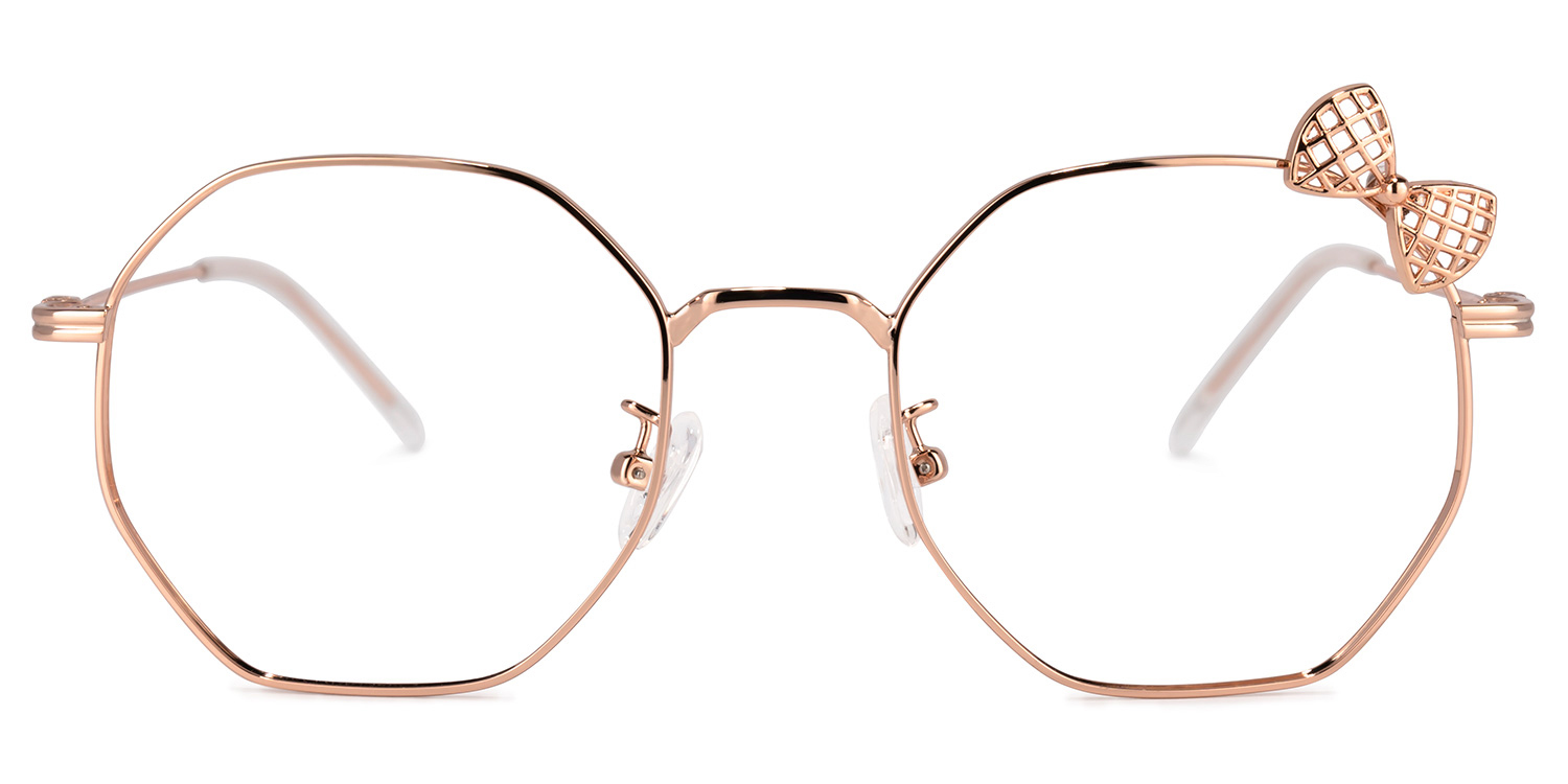 Kaitlyn Geometric Bow Glasses0