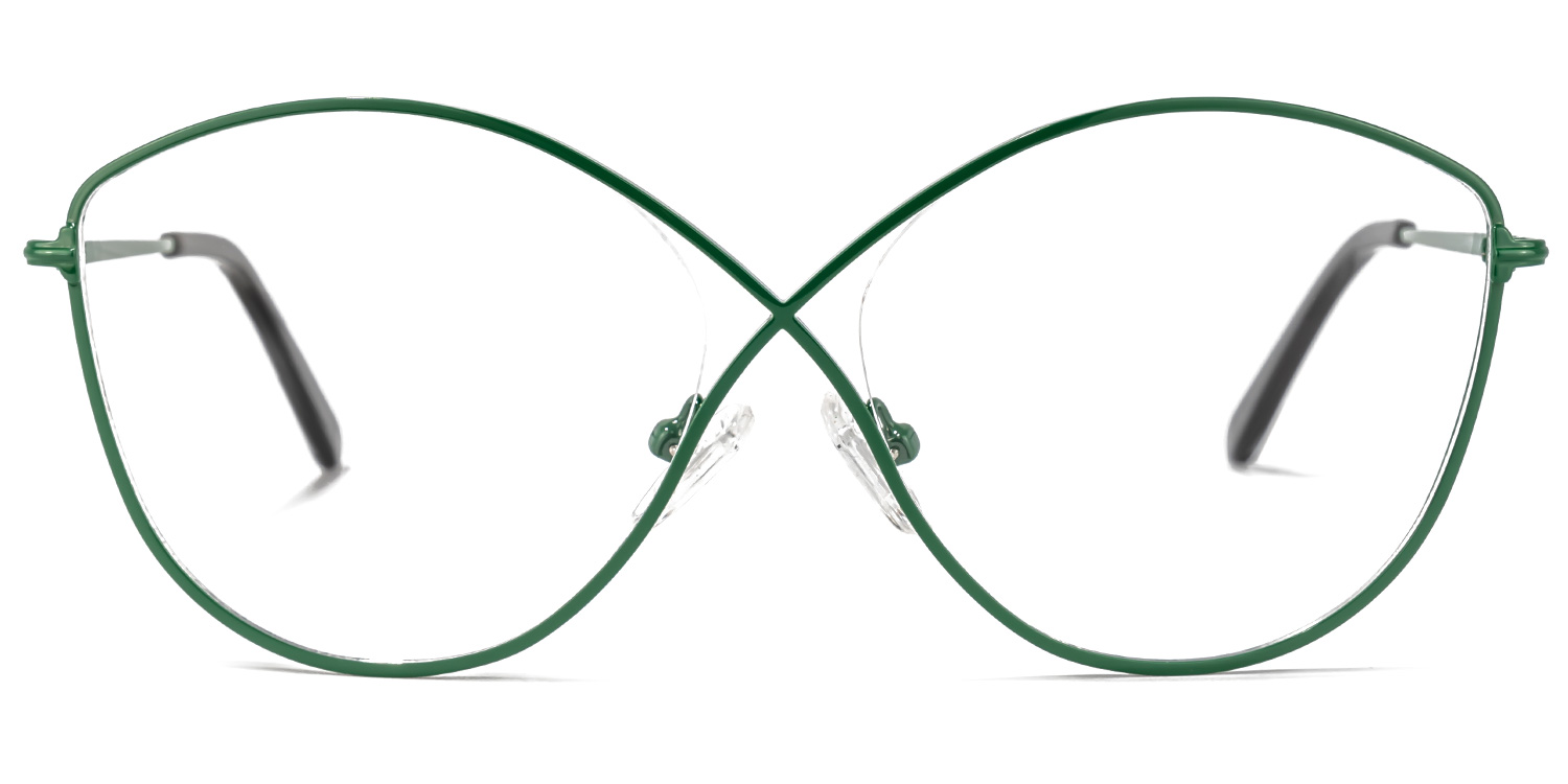 Garcia Geometric Green Glasses1