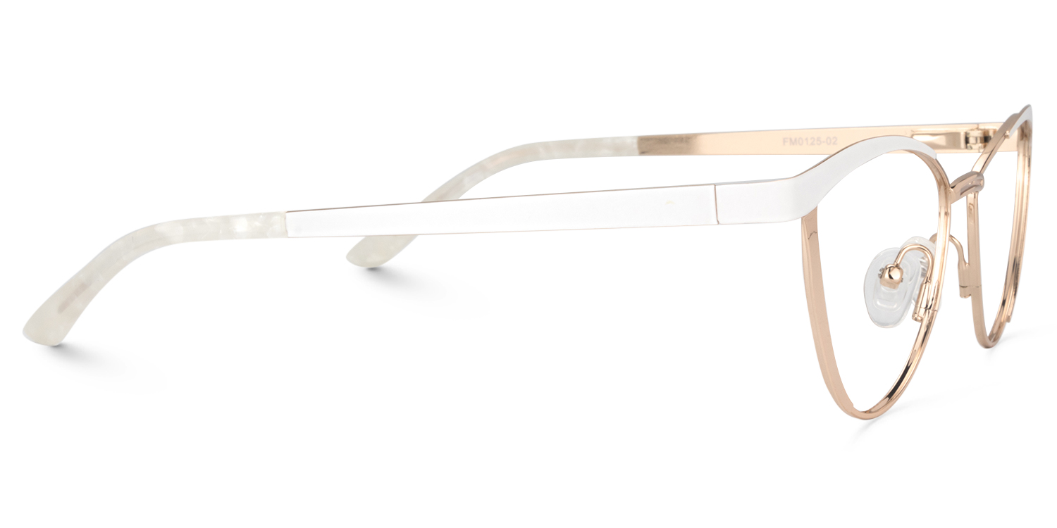 Sydney Cat Eye Gold Glasses5