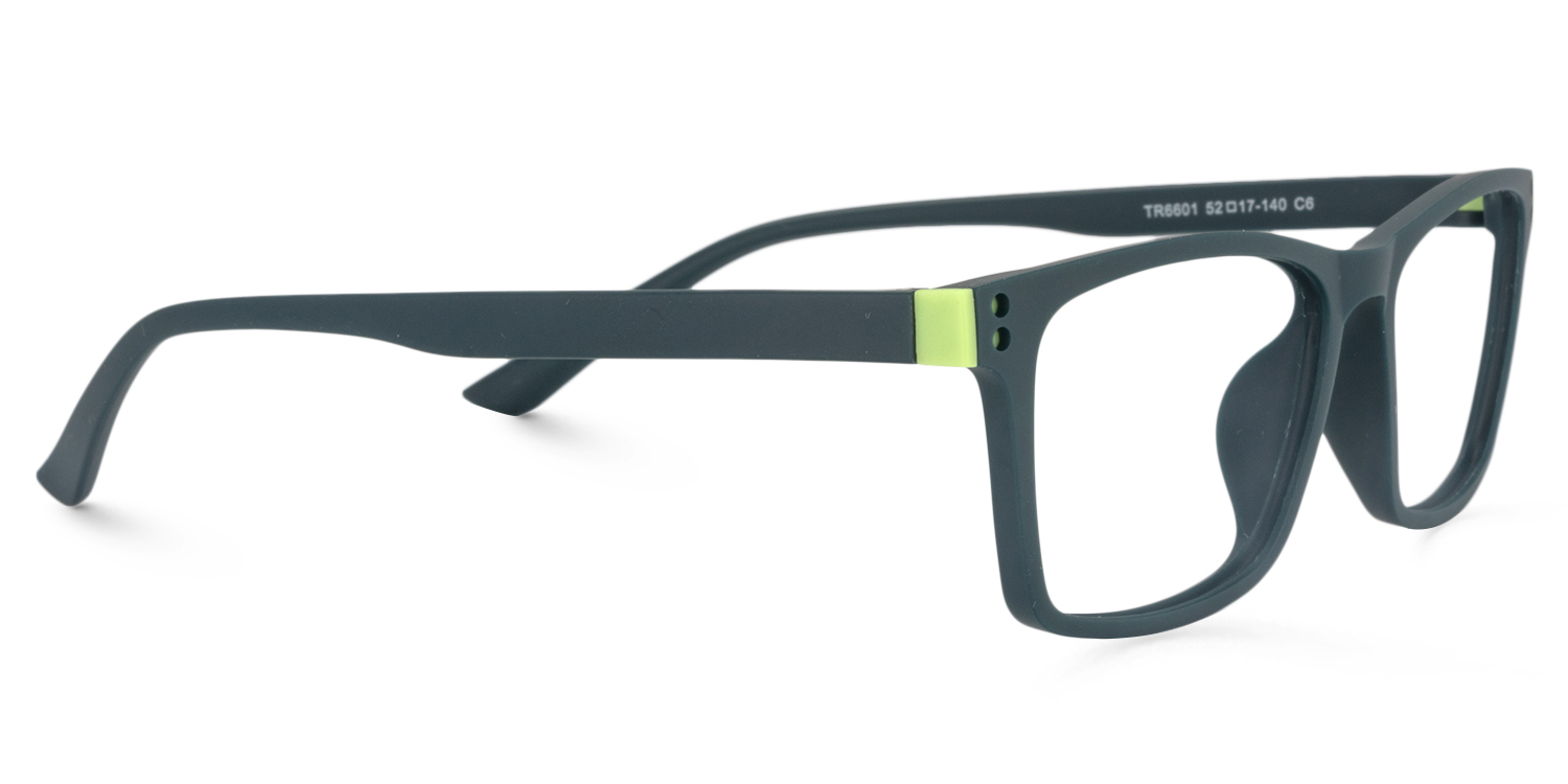 Cheche Rectangle Dark Green Glasses4