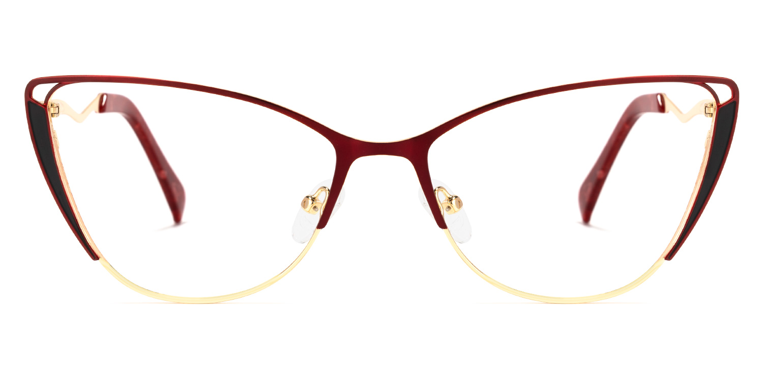 Dodin Cateye Red Glasses0