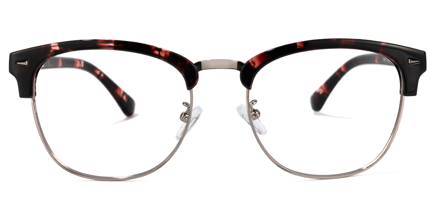 Lasha Browline Silver Glasses0