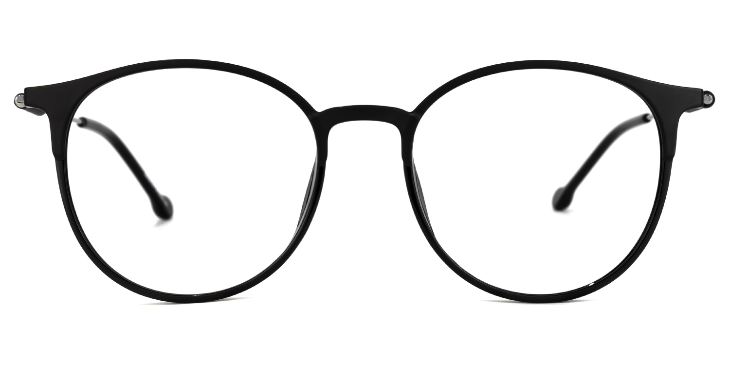 Gamble Round Black Glasses