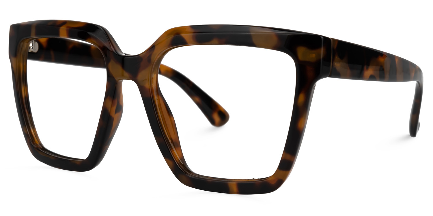 ZEELOOL Coleman Square Tortoise Glasses
