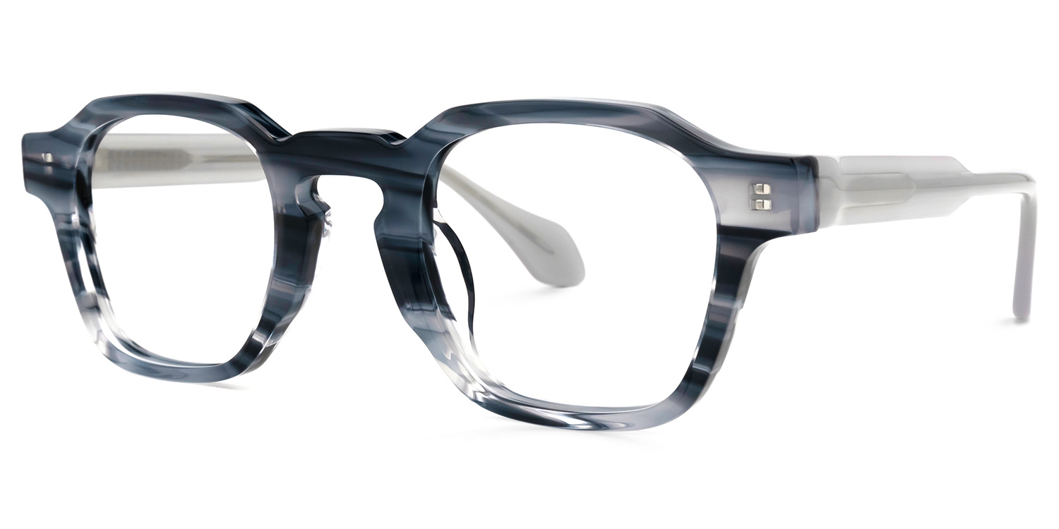 Faedo Square Blue Glasses