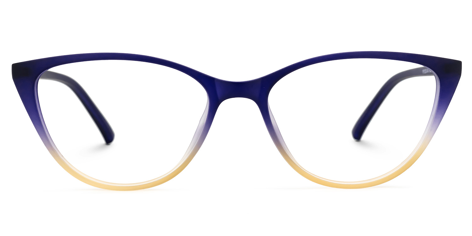 Lucy Cateye Blue Glasses0