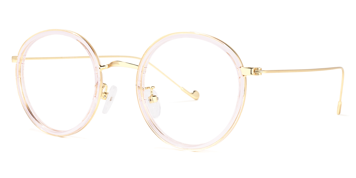 ZEELOOL Ruffin Round Crystal Glasses