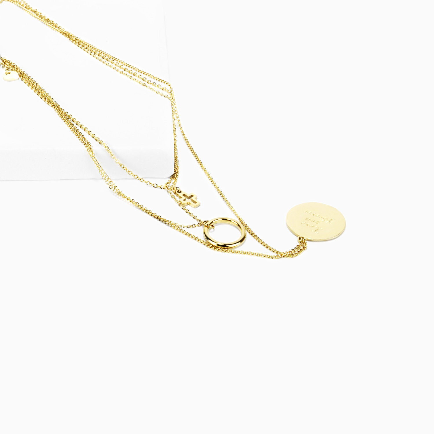 Vintage Pendant Type Gold Necklace1