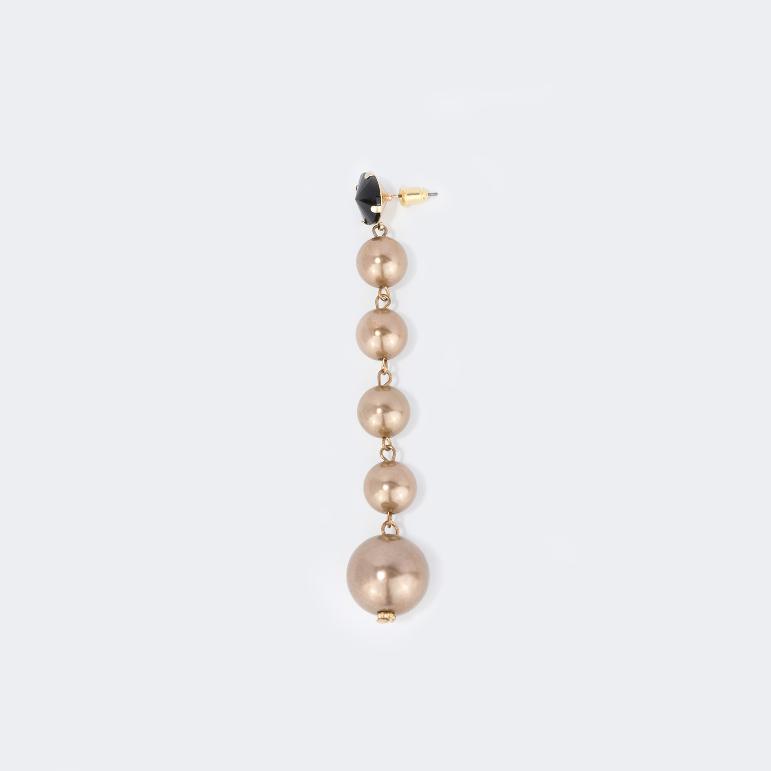 Stylish Pearl Light-Purple Earrings1