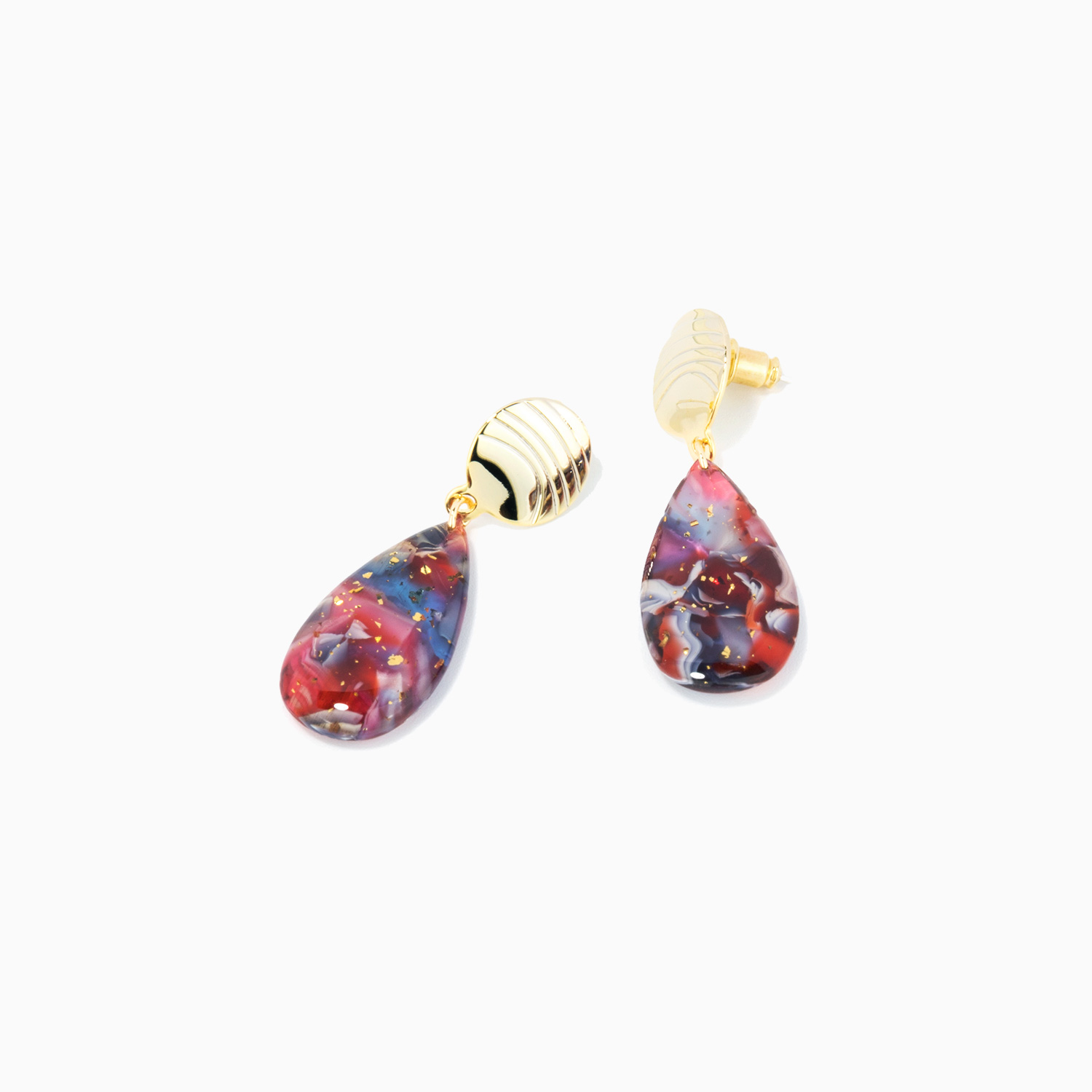 Stylish Water-Drop Shape Red Earrings0