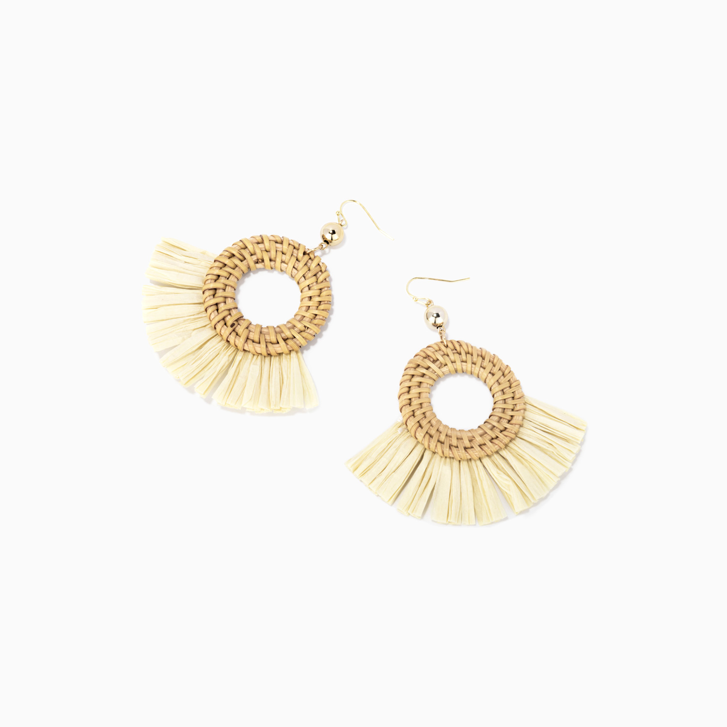 Vintage Flabellate Weave Earrings0