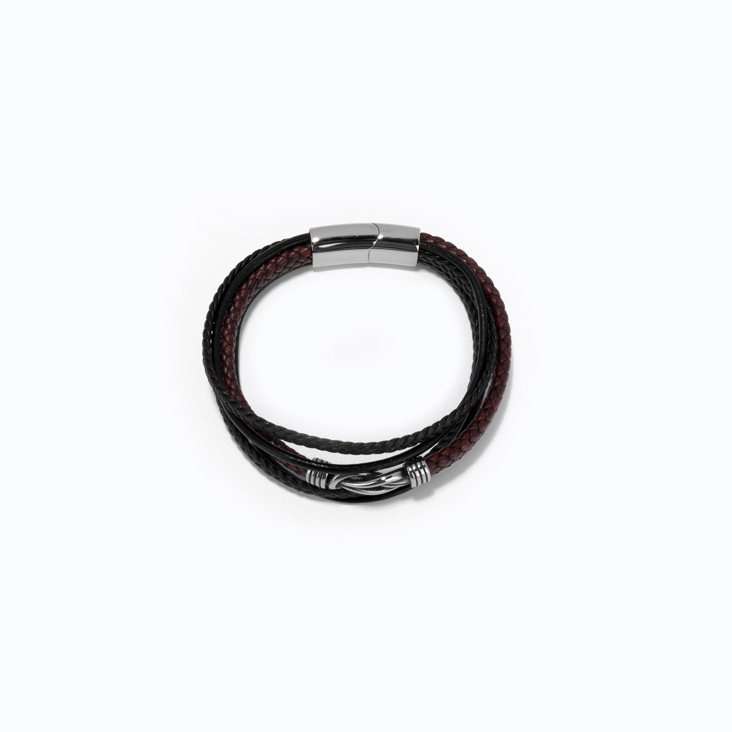 Vintage Reef Knot Dark-Red Bracelet1