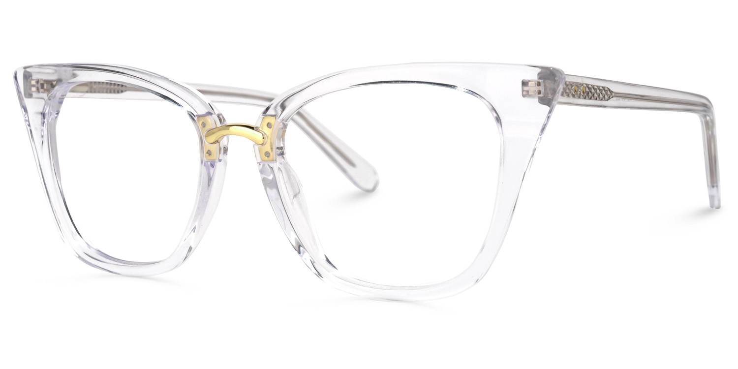 Martha Cat Eye Crystal Glasses1