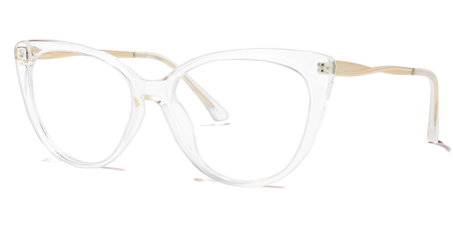 ZEELOOL Marcus Cateye Crystal Glasses