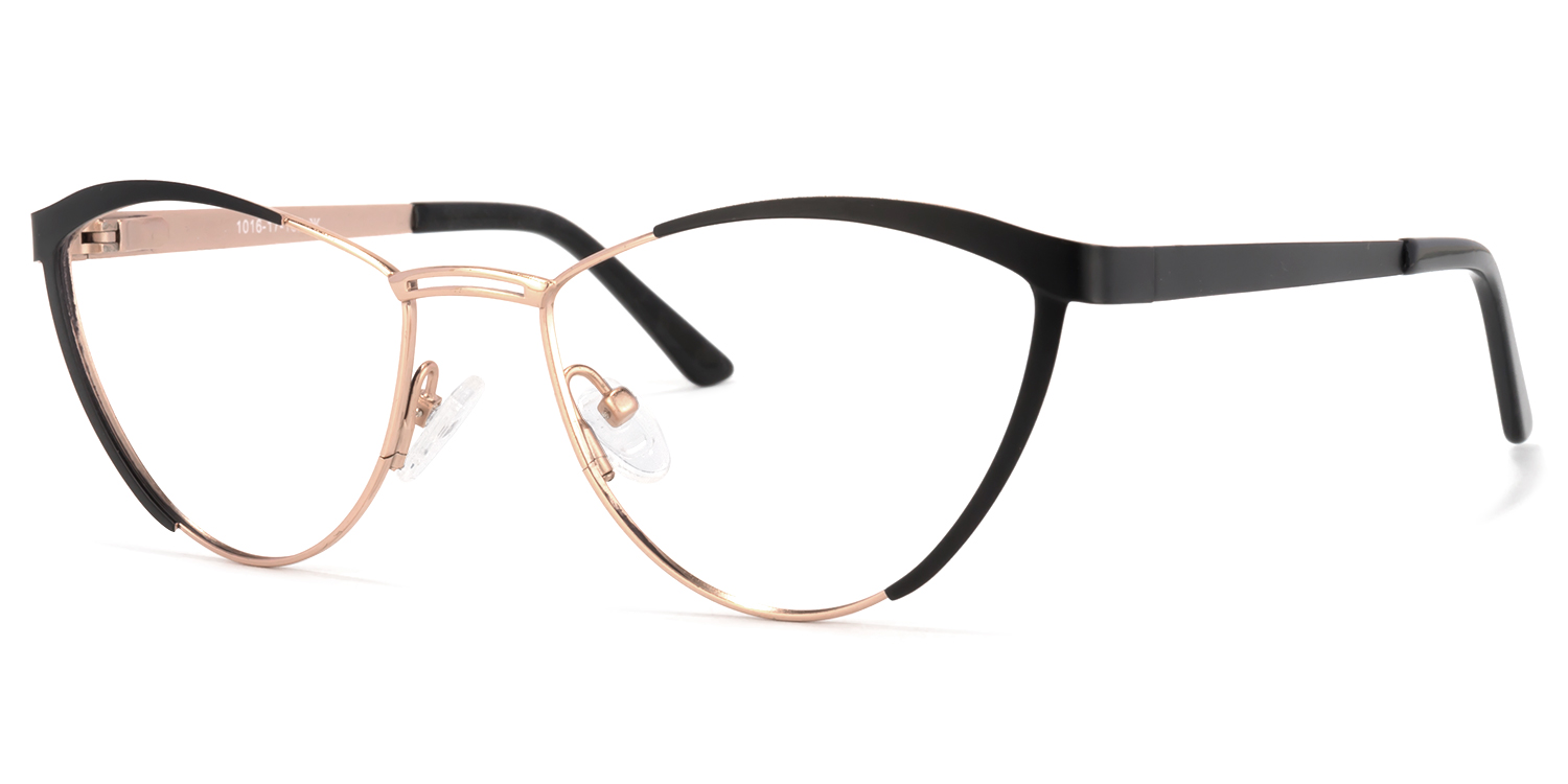 Sydney Cat Eye Black Glasses3