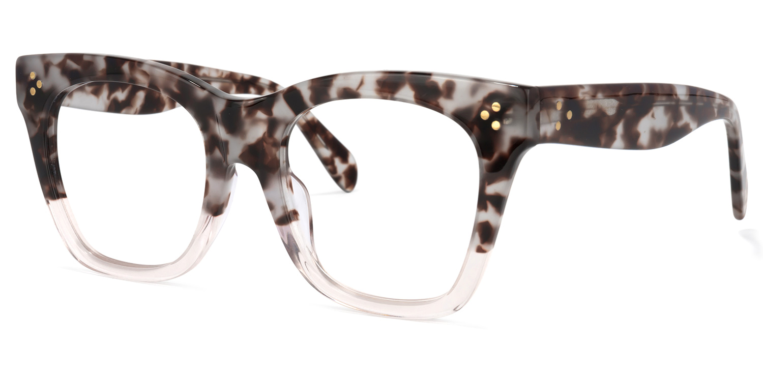 Tandy Rectangle Light-Tortoise Glasses1