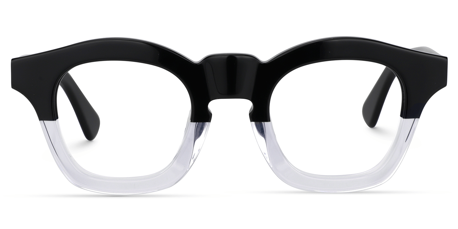 Rita Square Black&Crystal Glasses0